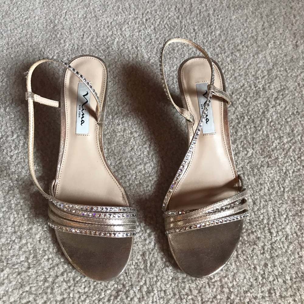 EVERYTHING MUST GO! Nina Bejeweled Heels